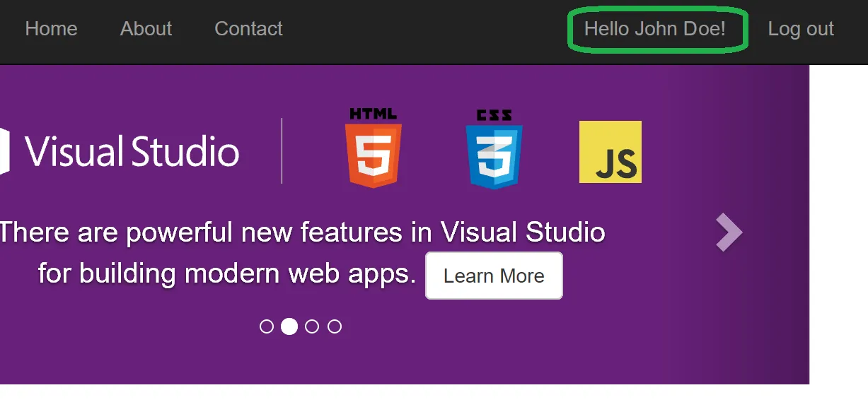 ASP.NET Core - renderring contact name instead of user's ID