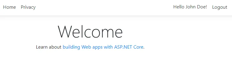 ASP.NET Core - showing user's contact name instead of email